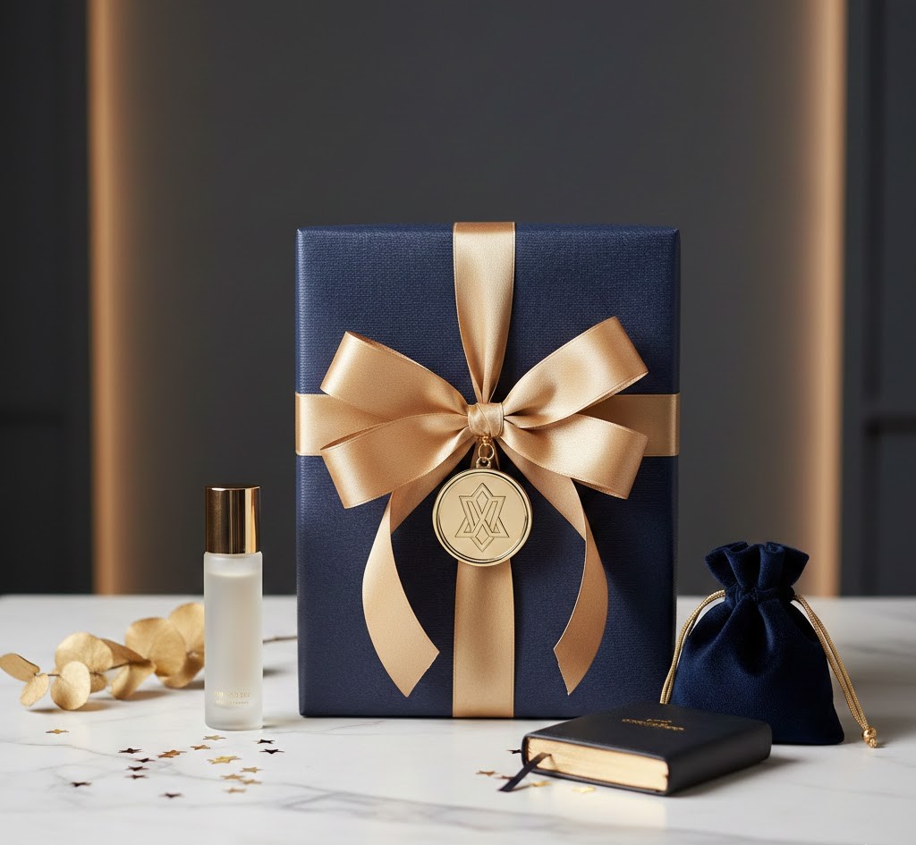 Premium gift arrangement with decorative elements